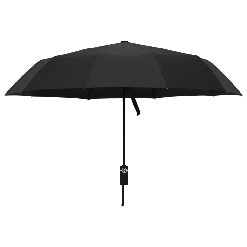 Automatic Folding Umbrella Black 104 cm - R and M Furniture