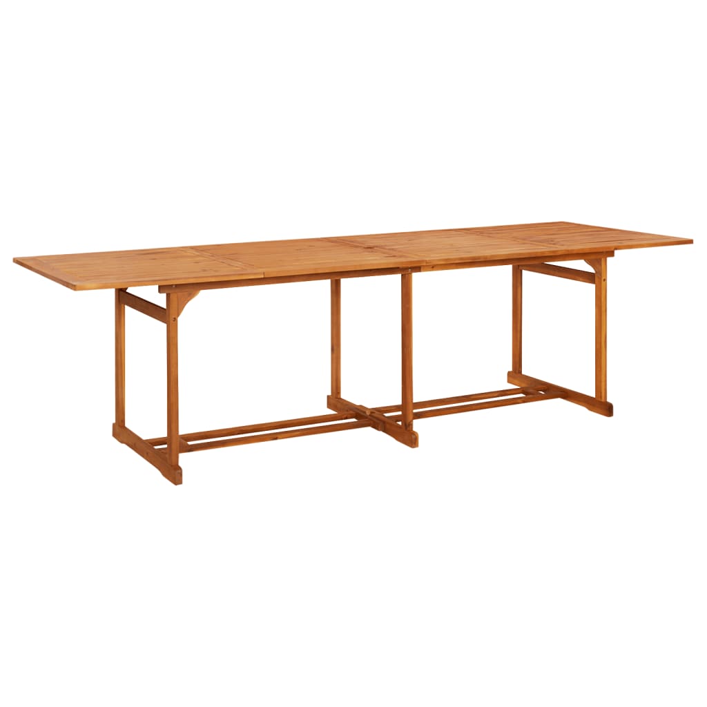 Garden Dining Table 280x90x75 cm Solid Acacia Wood - Merlin Deals