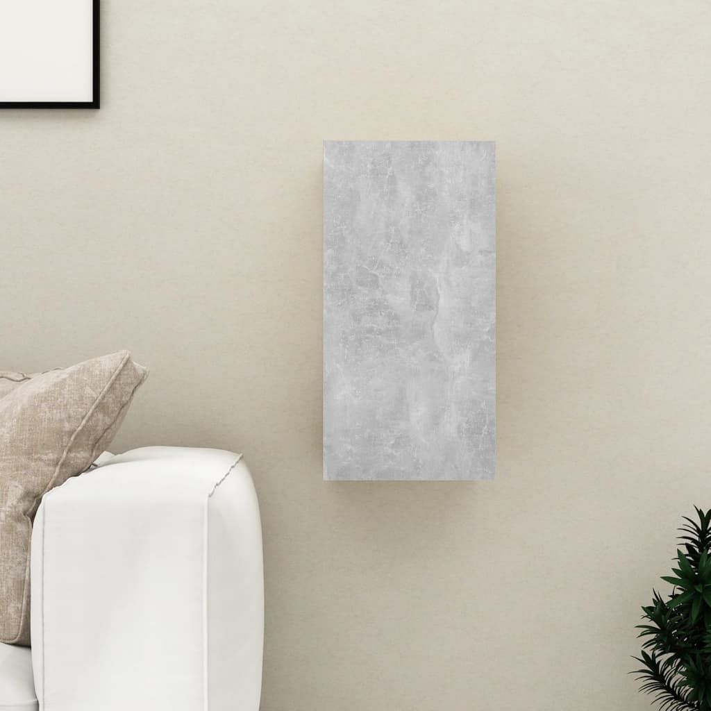 TV Cabinet Concrete Grey 30.5x30x60 cm Engineered Wood - Sid & Sam