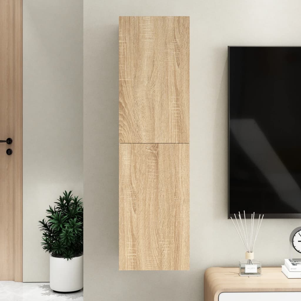 TV Cabinet Sonoma Oak 30.5x30x110 cm Engineered Wood - Brittle & Co