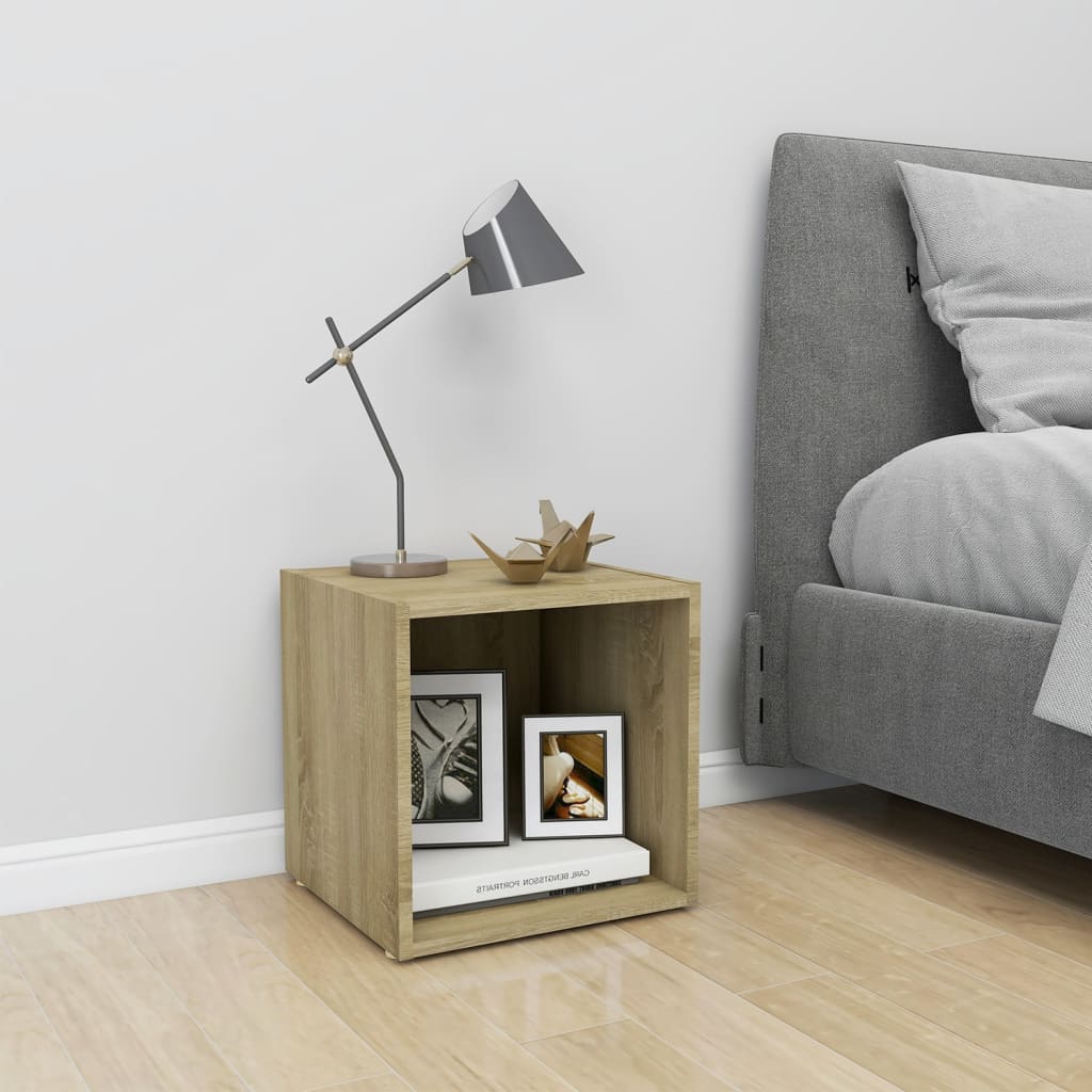 TV Cabinet Sonoma Oak 37x35x37 cm Engineered Wood - Millennium Furniture