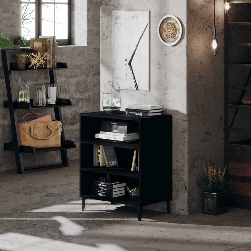 Sideboard Black 57x35x70 cm Engineered Wood - Direct Imports