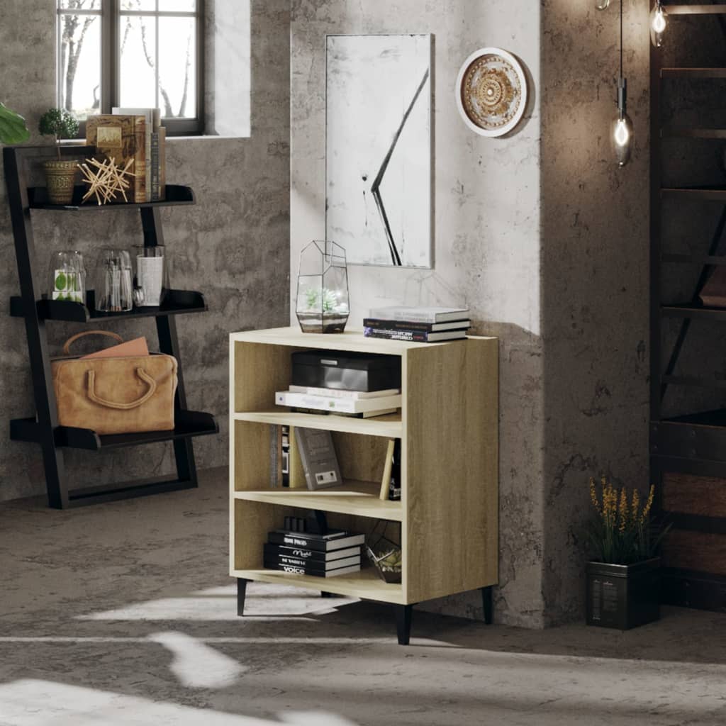 Sideboard Sonoma Oak 57x35x70 cm Engineered Wood - Design Hut