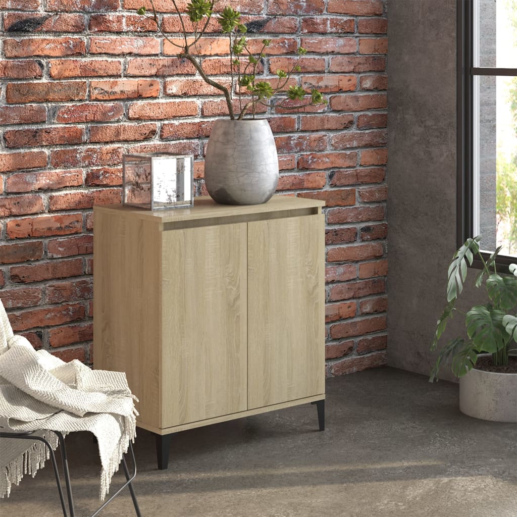 Sideboard Sonoma Oak 60x35x70 cm Engineered Wood - Brittle & Co