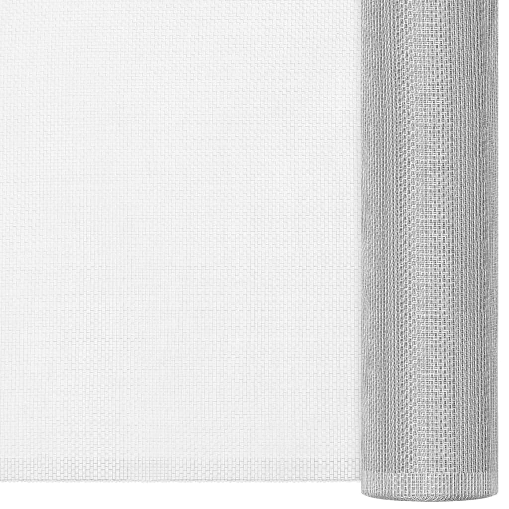 Mesh Screen Aluminium 112X500 cm Silver - Merkel Designers