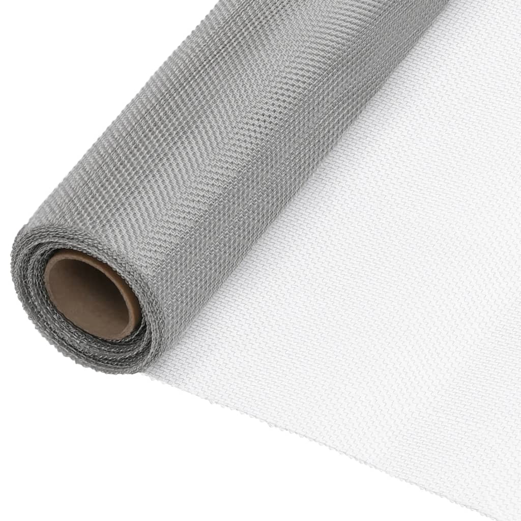 Mesh Screen Stainless Steel 60x1000 cm Silver - Unbeatable Bargains