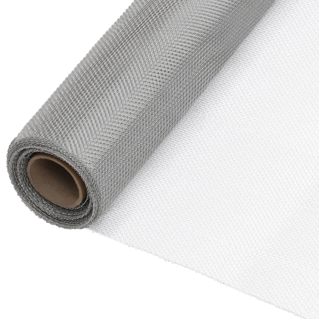 Mesh Screen Stainless Steel 112x2000 cm Silver - Decor Base