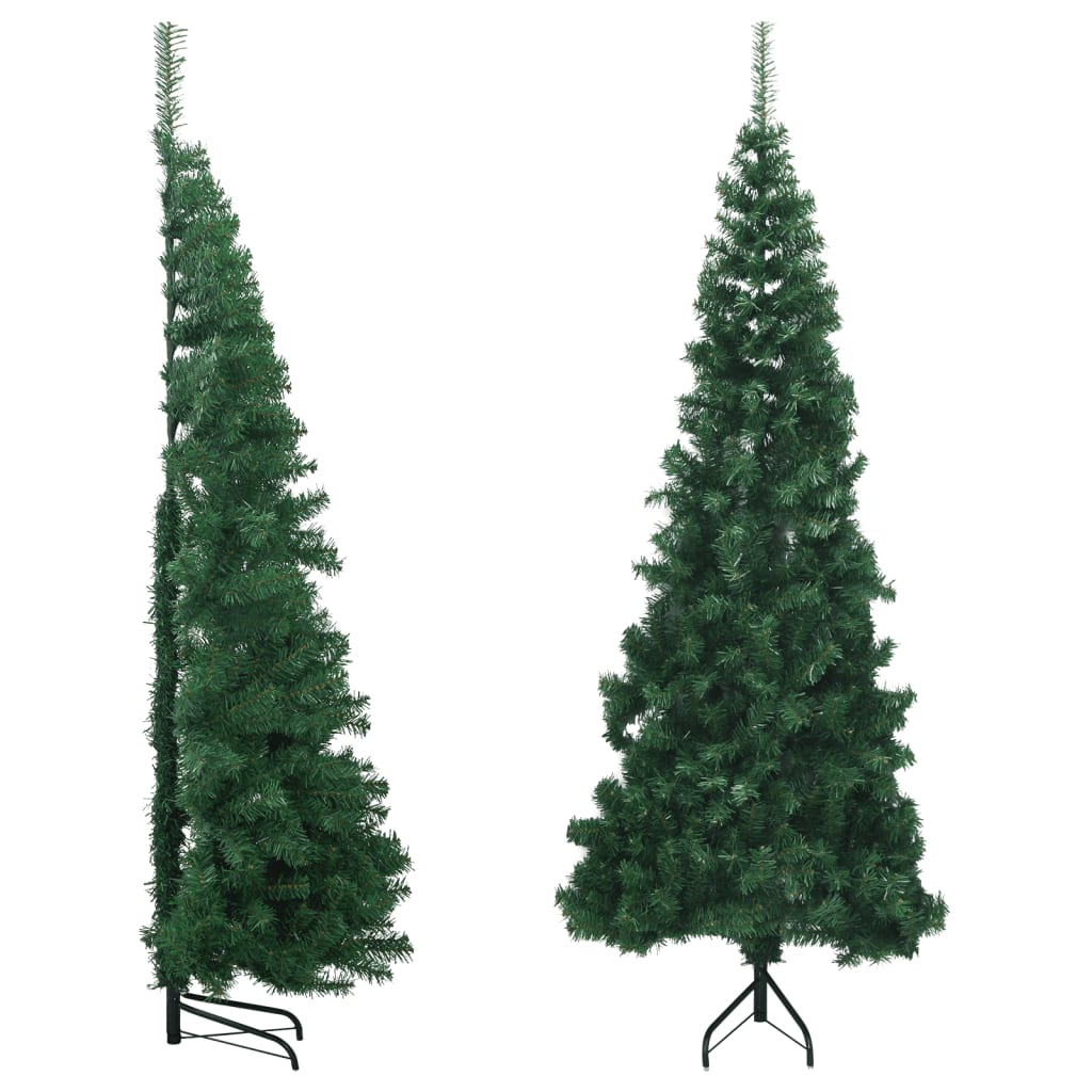 NIVLEN Corner Artificial Christmas Tree Green 240 cm PVC - All Things Good