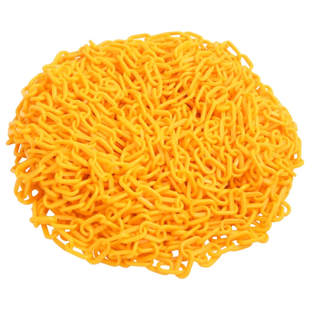 Warning Chain Yellow 100 m Ã ̃8 mm Plastic - The Home Maker