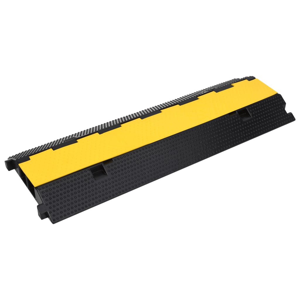 Cable Protector Ramp with 2 Channels 100 cm Rubber - Millennium Furniture