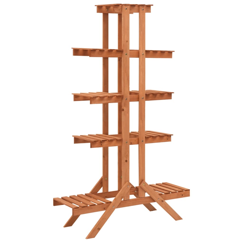 Plant Stand 83x25x132 cm Solid Firwood - Tyrell & Tyrell