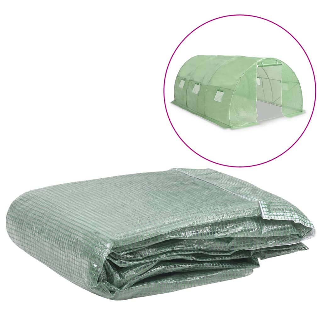 Greenhouse Replacement Cover (13.5 m2) 300x450x200 cm Green - Style and Chic