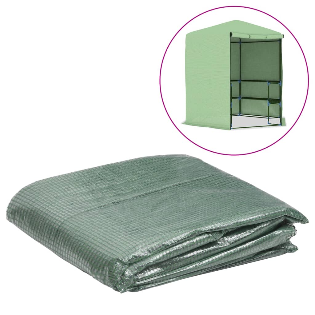 Greenhouse Replacement Cover (6.5025 m2) 255x255x194 cm Green - R and M Furniture