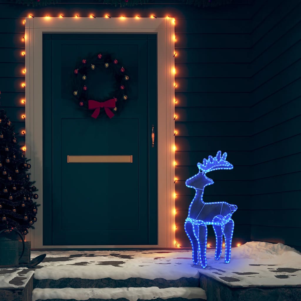 Roche Mesh Reindeer Decoration with 306 LEDs 60x24x89cm - Sid & Sam