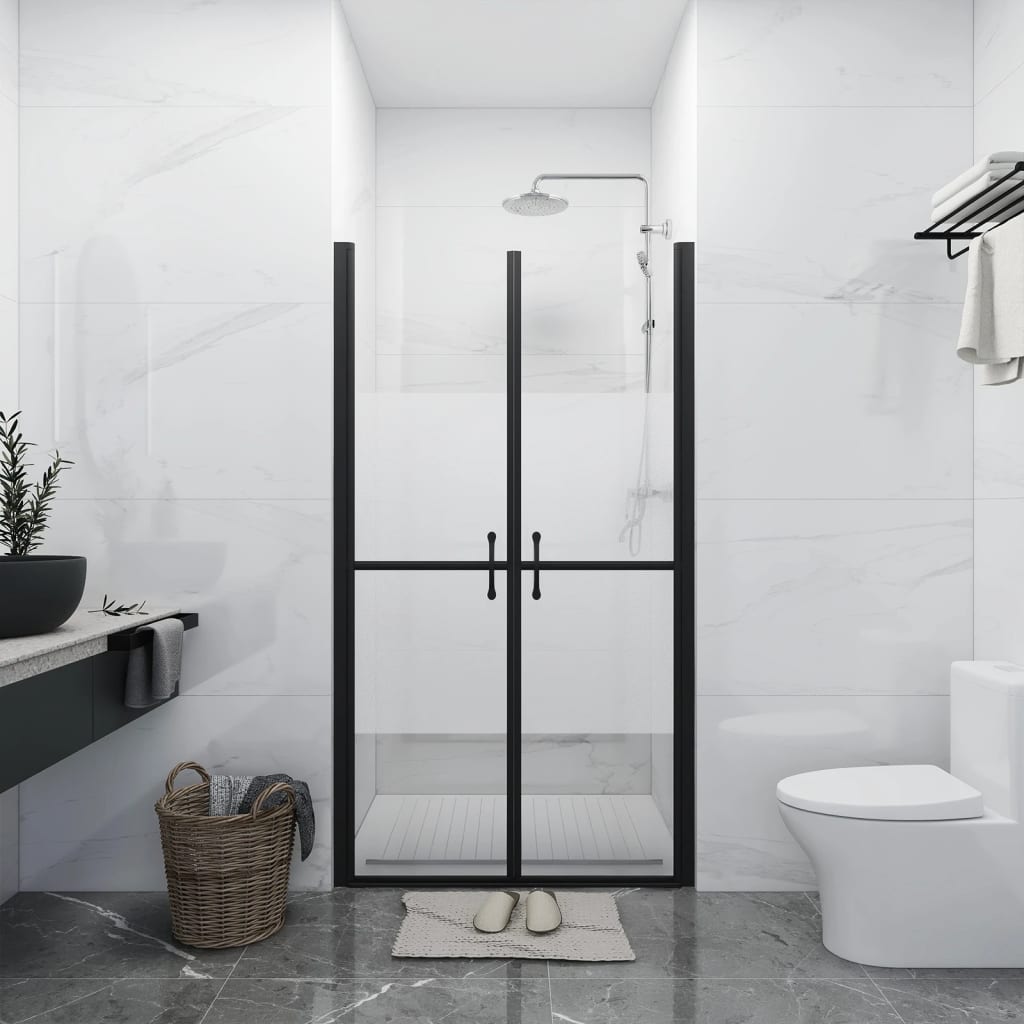 Shower Door Half Frosted ESG (73-76)x190 cm - Tyrell & Tyrell