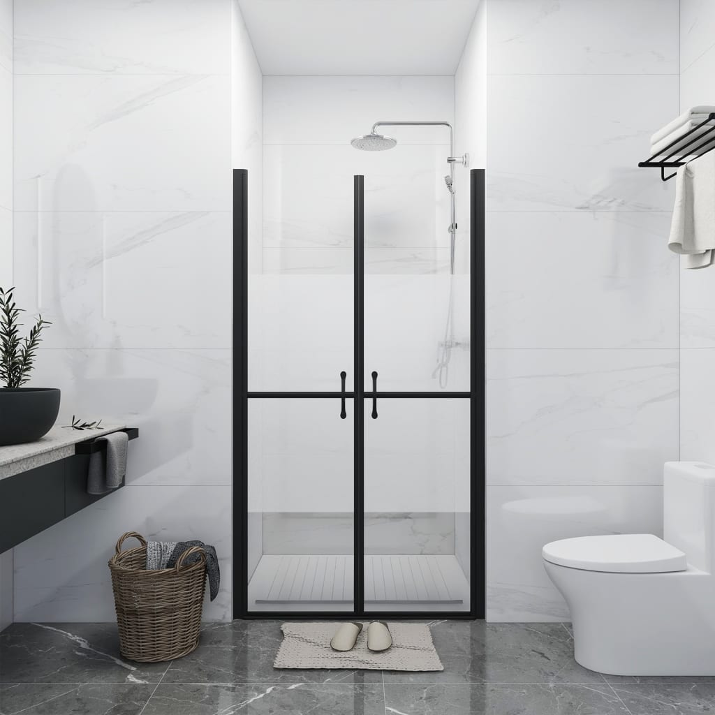 Shower Door Half Frosted ESG (78-81)x190 cm - Merkel Designers