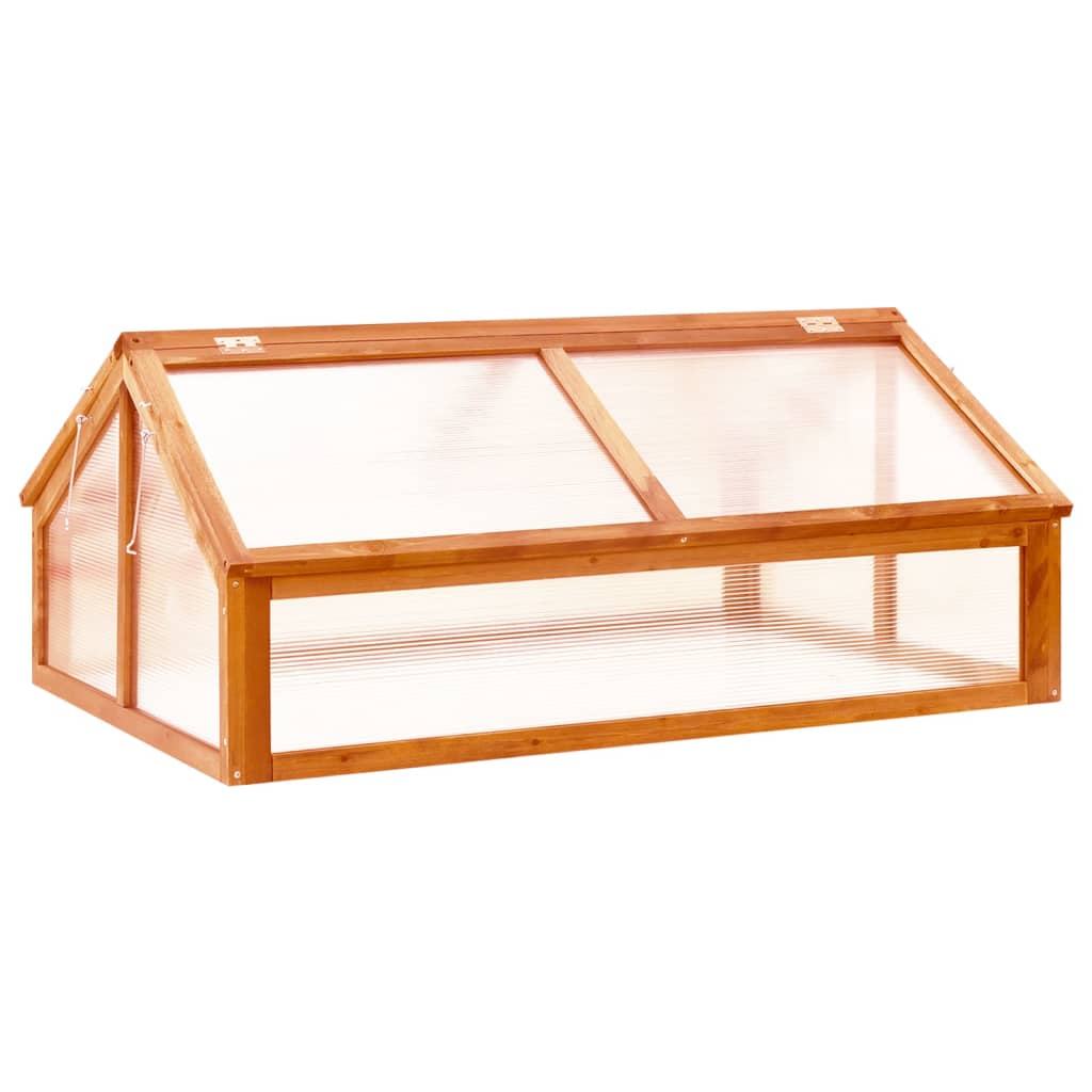 Greenhouse Brown 114x80x50 cm Firwood - Sid & Sam