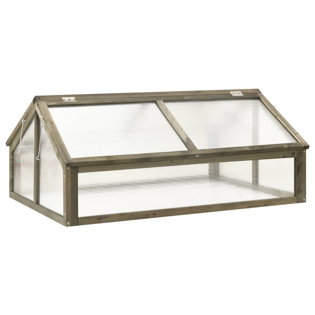 Greenhouse Grey 114x80x50 cm Firwood - Brittle & Co