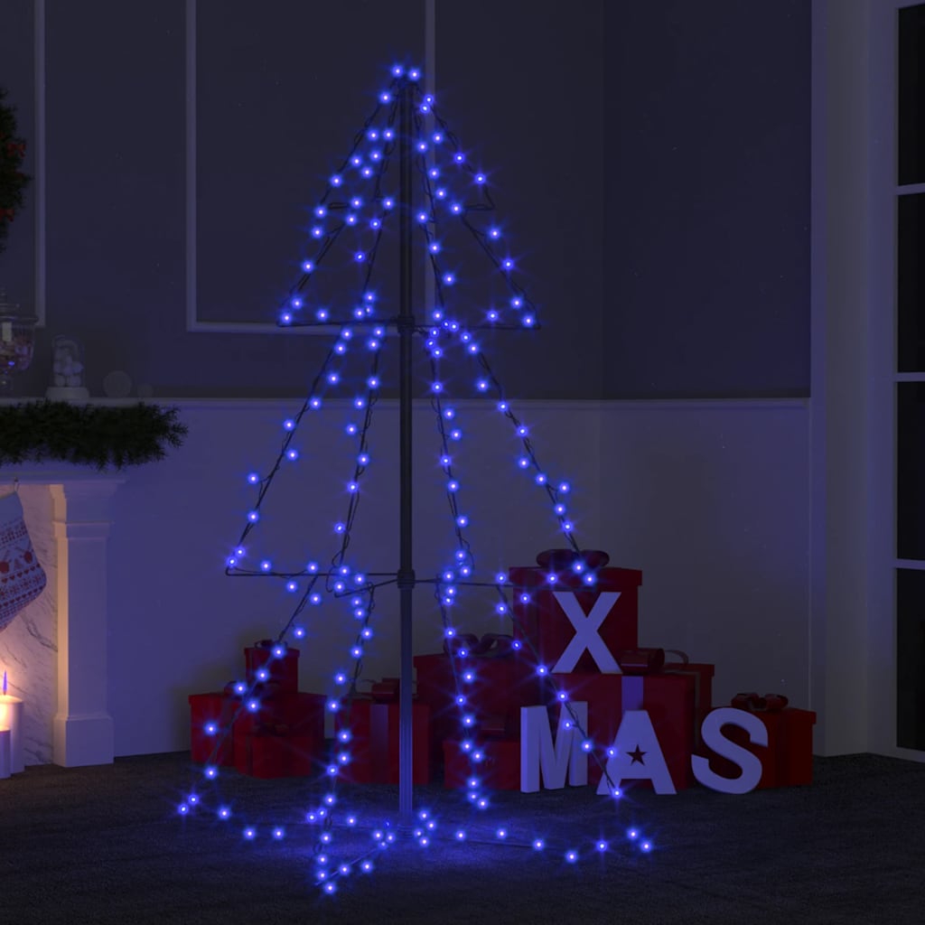Christmas Cone Tree 160 LEDs Indoor and Outdoor 78x120 cm - Charlotte Dunes
