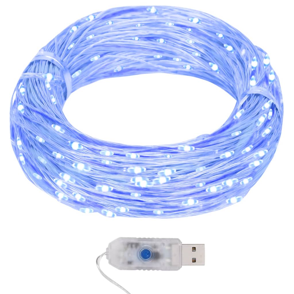LED Micro Fairy String Lights 40m 400 LED Blue 8 Function - Discount Dealers