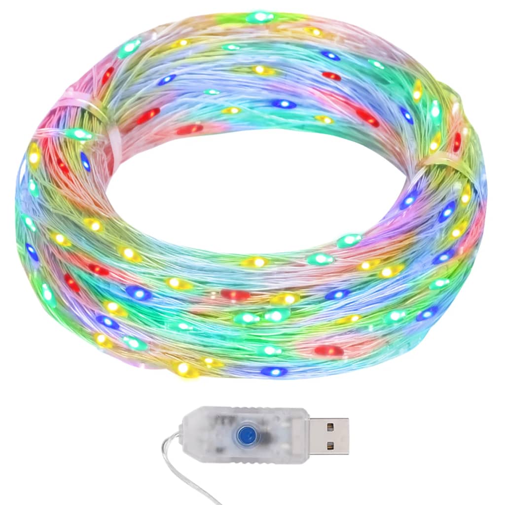 LED Micro Fairy String Lights 40m 400 LED Colourful 8 Function - Merlin Deals