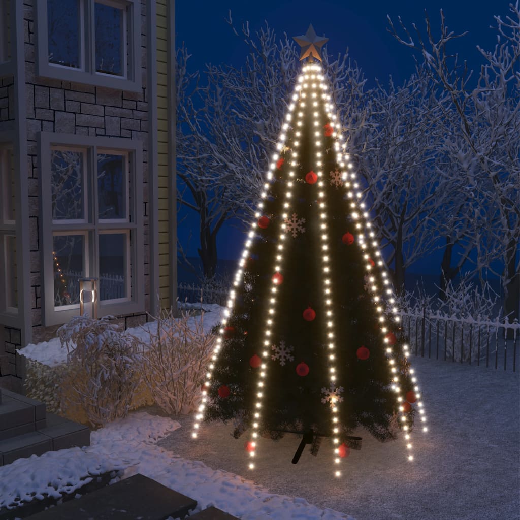 Faune Christmas Tree Net Lights with 400 LEDs Cold White 400cm - Sid & Sam