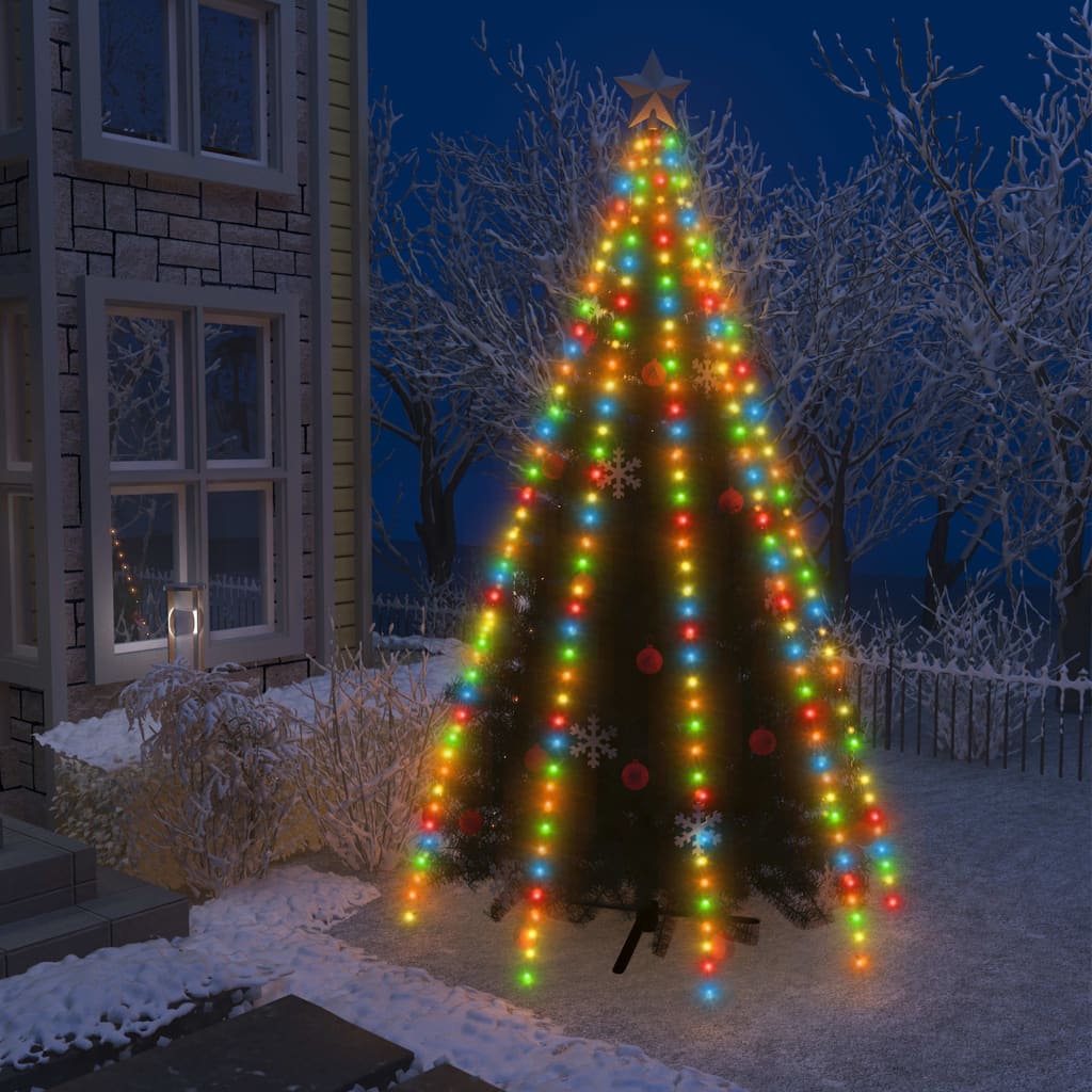 Faune Christmas Tree Net Lights with 400 LEDs Colourful 400cm - Sid & Sam