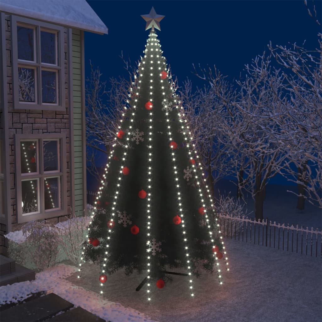 Tree Lights with 500 LEDs Cold White 500 cm Indoor Outdoor - Discount Dealers
