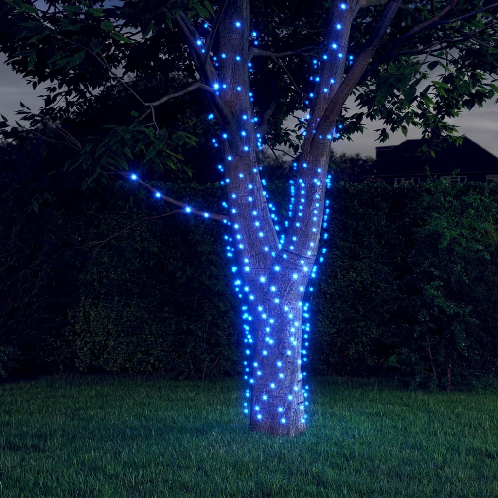 Solar Fairy Lights 5 pcs 5x200 LED Blue Indoor Outdoor - Discount Dealers