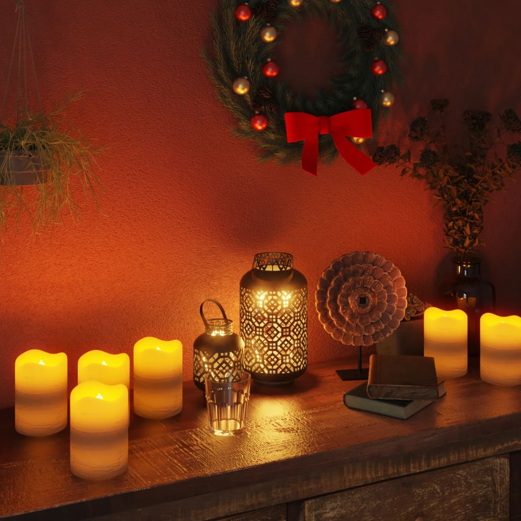 Flameless LED Candles 24 pcs with Remote Control Warm White - Brittle & Co