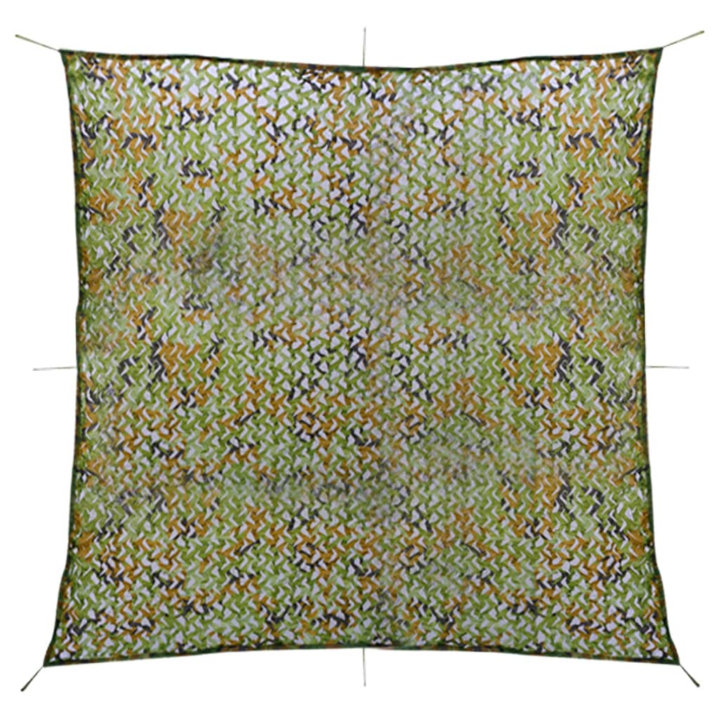 Camouflage Net with Storage Bag 5x5 m Green - R and M Furniture