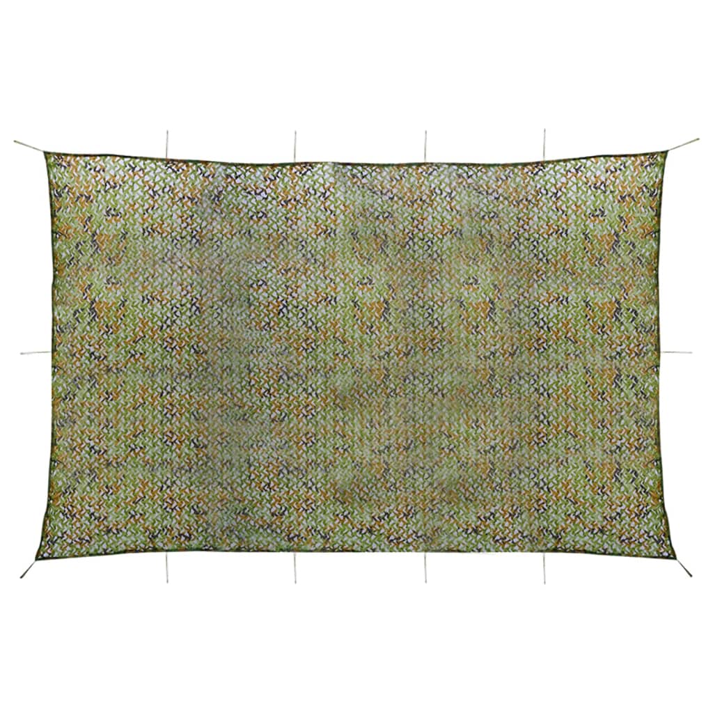 Camouflage Net with Storage Bag 5x8 m Green - Decor Base
