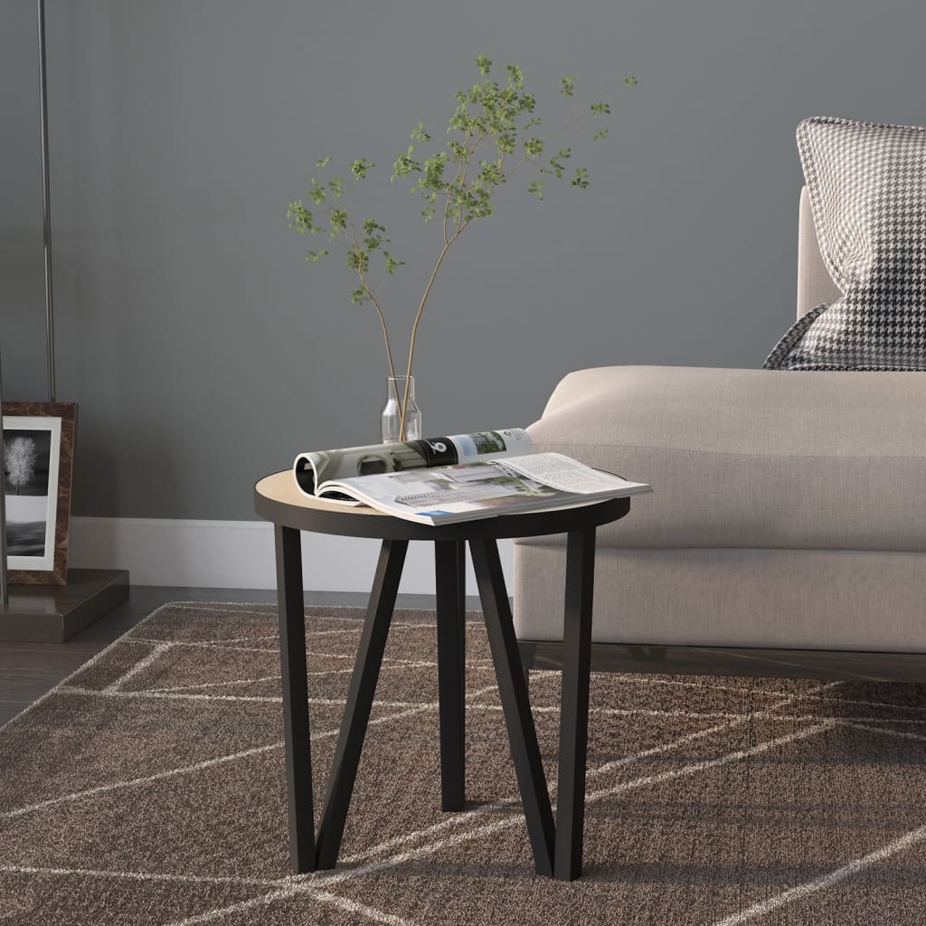 Tea Table Sonoma Oak Ã ̃35 cm MDF - Decor Base