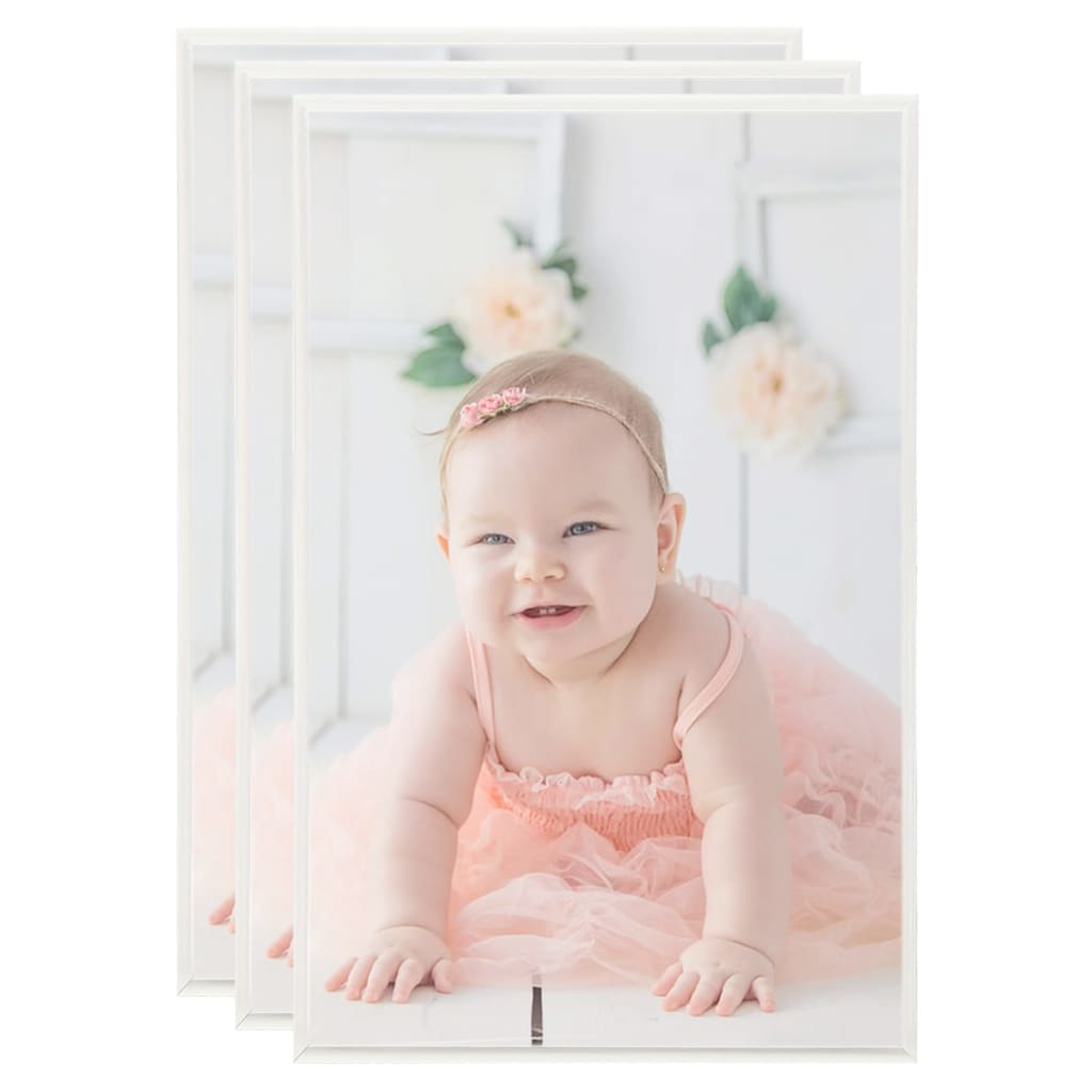 Photo Frames Collage 3 pcs for Table Silver 13x18cm MDF - Unbeatable Bargains