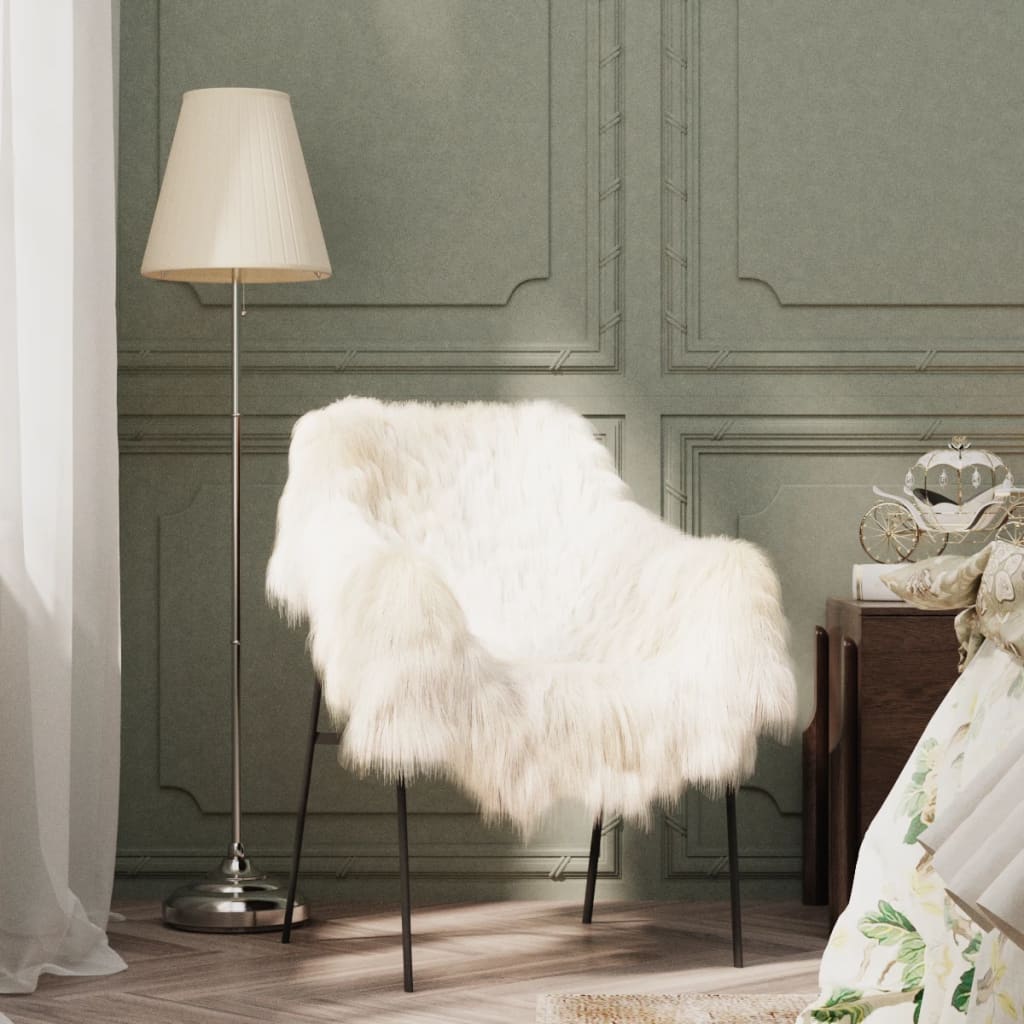 Icelandic Sheepskin Chair Cover Cream 70x110 cm - R and M Furniture