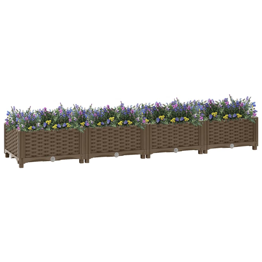 Raised Bed 160x40x23 cm Polypropylene - Discount Dealers