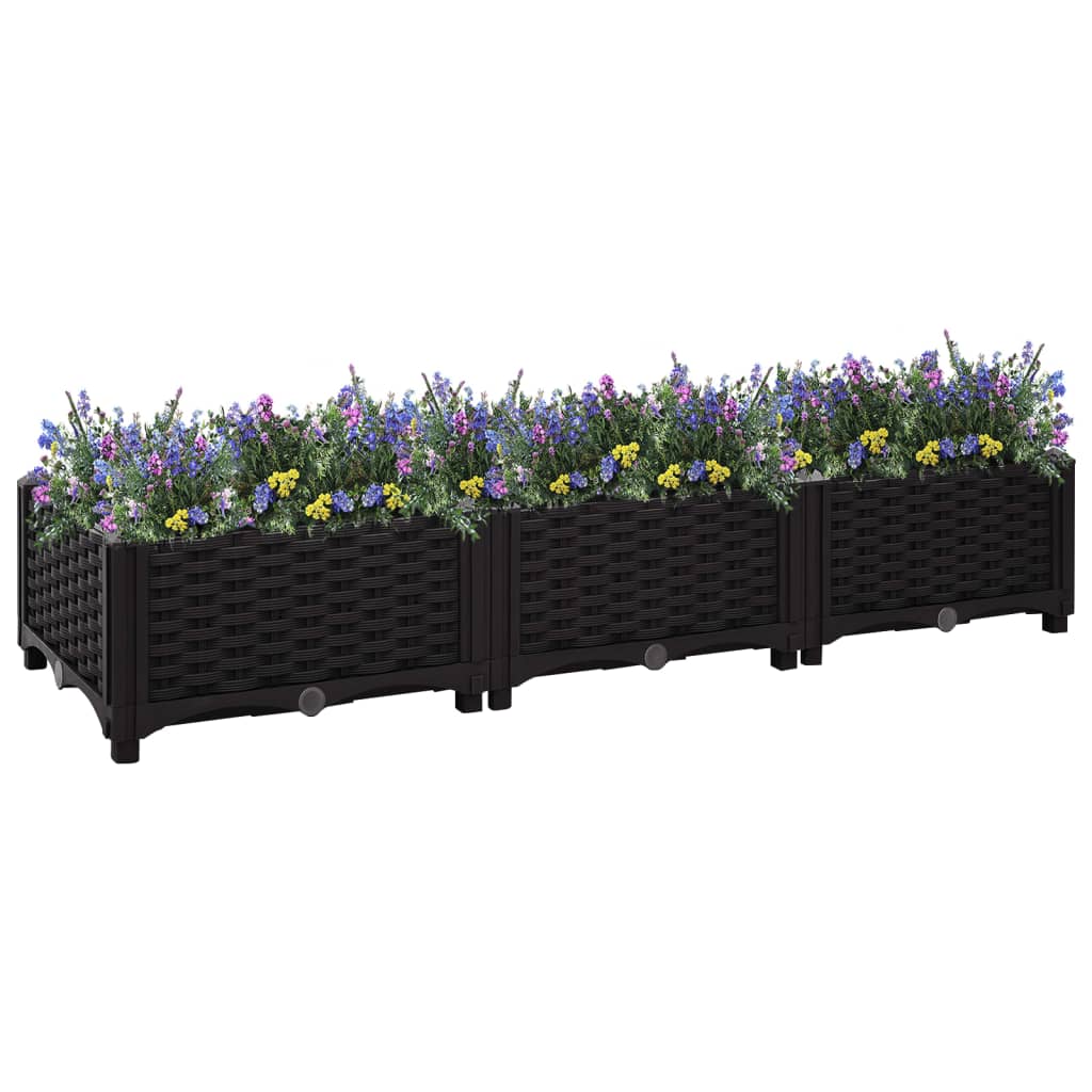 Raised Bed 120x40x23 cm Polypropylene - Discount Dealers