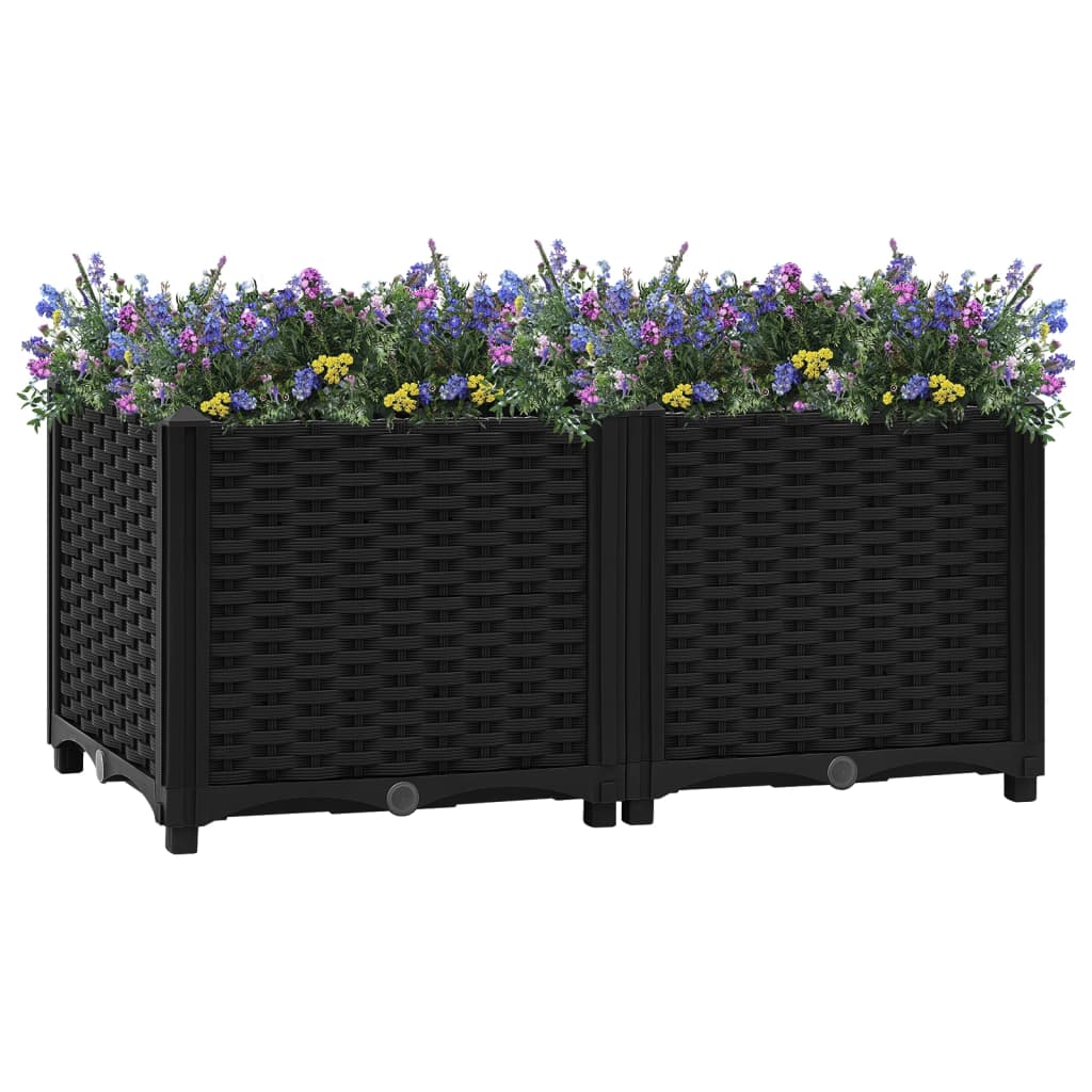 Raised Bed 80x40x38 cm Polypropylene - Unbeatable Bargains