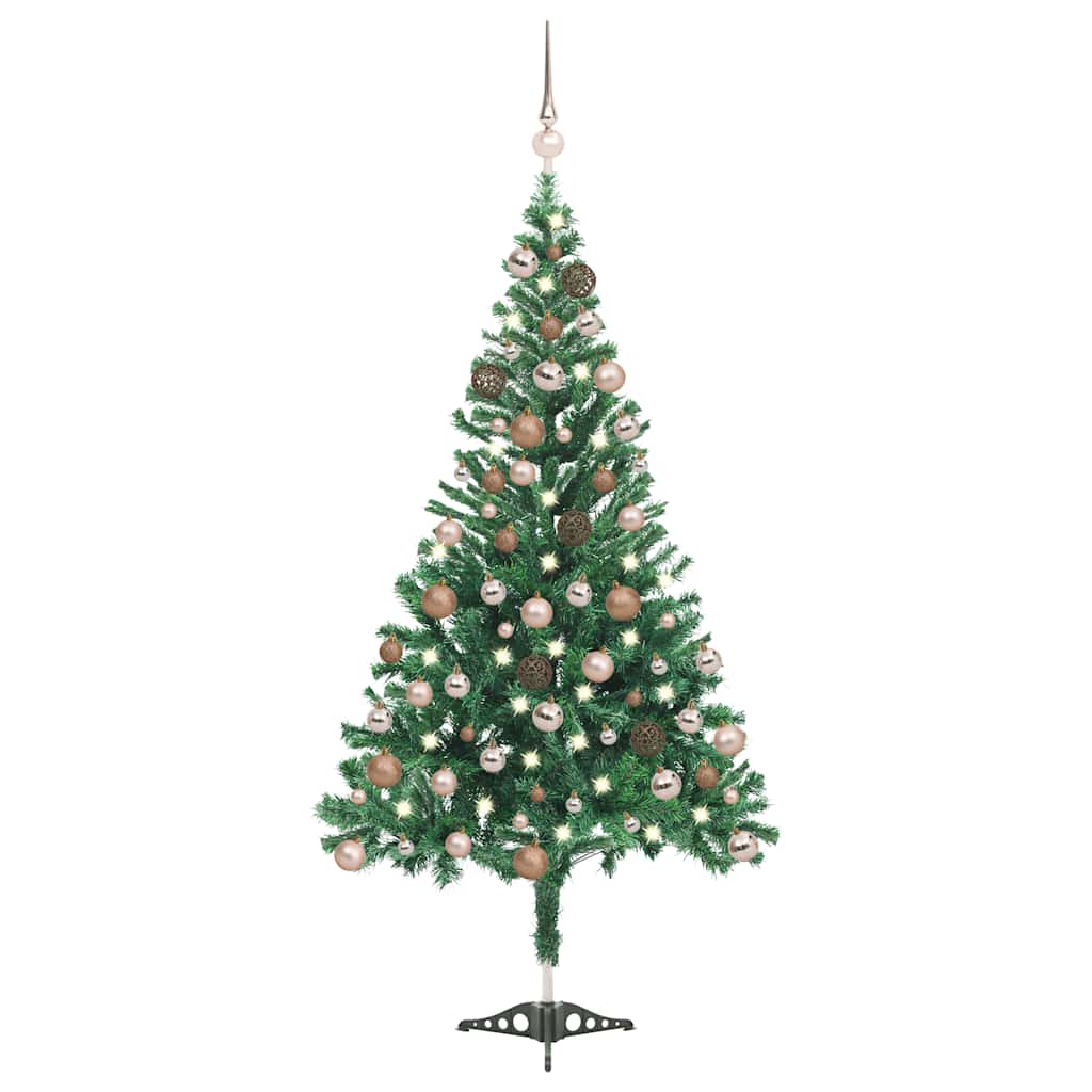 Artificial Pre-lit Christmas Tree with Ball Set 180cm 564 Branches - R and M Furniture