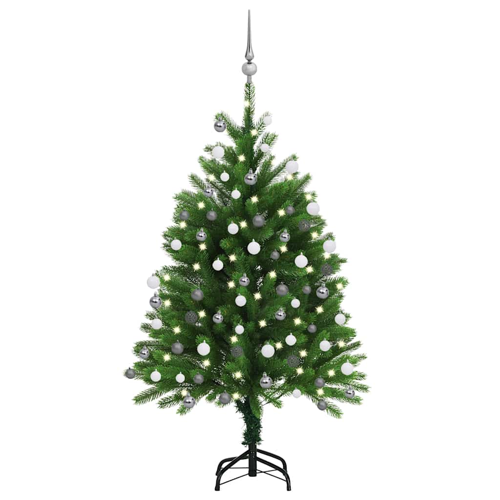 NUTREL Artificial Pre-lit Christmas Tree with Ball Set 120 cm Green - All Things Good