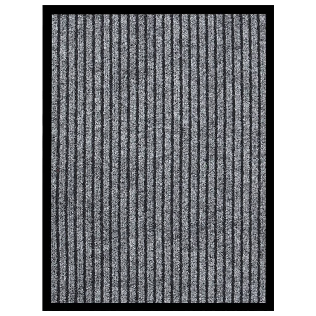 Doormat Striped Grey 40x60 cm - Unbeatable Bargains