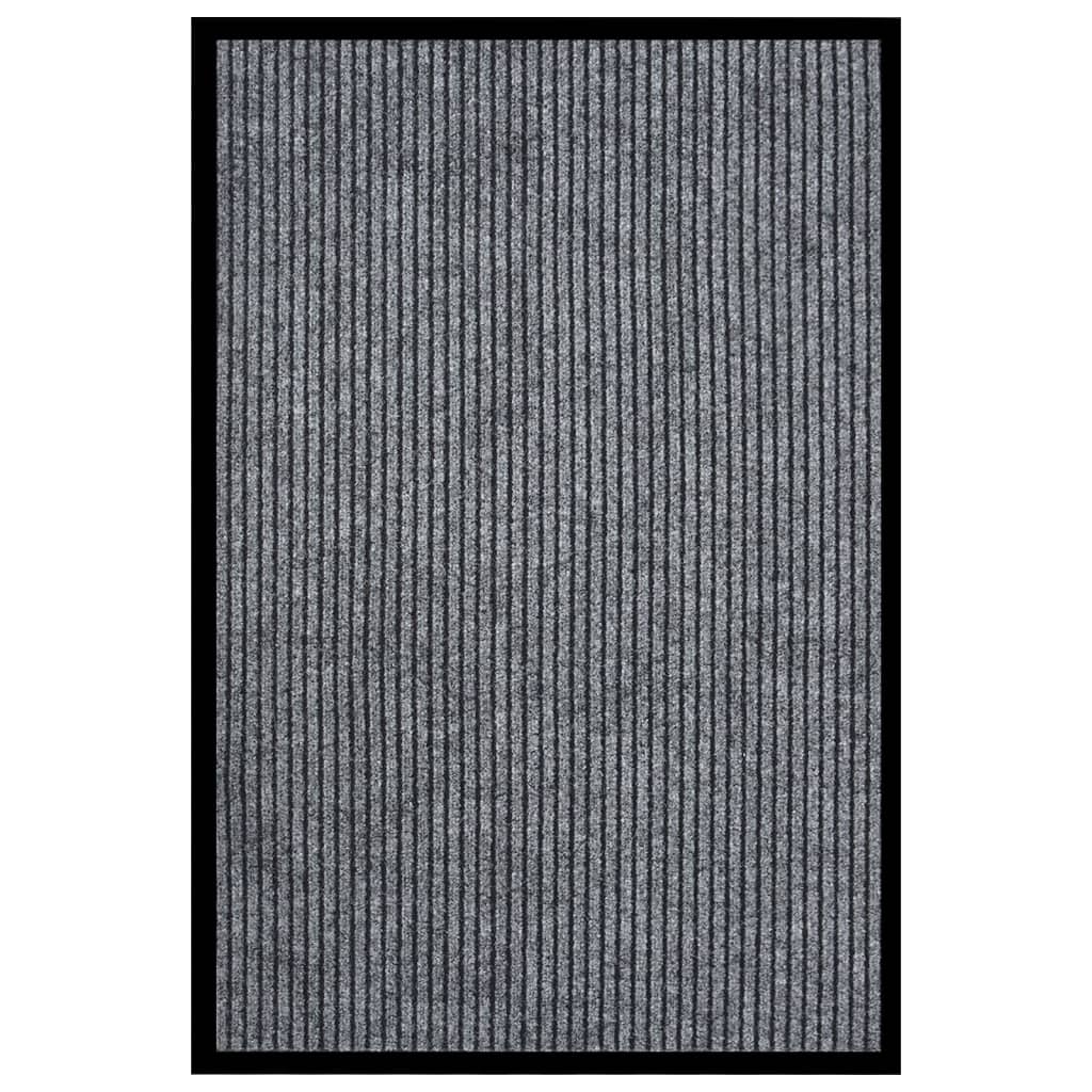 Doormat Striped Grey 80x120 cm - Unbeatable Bargains