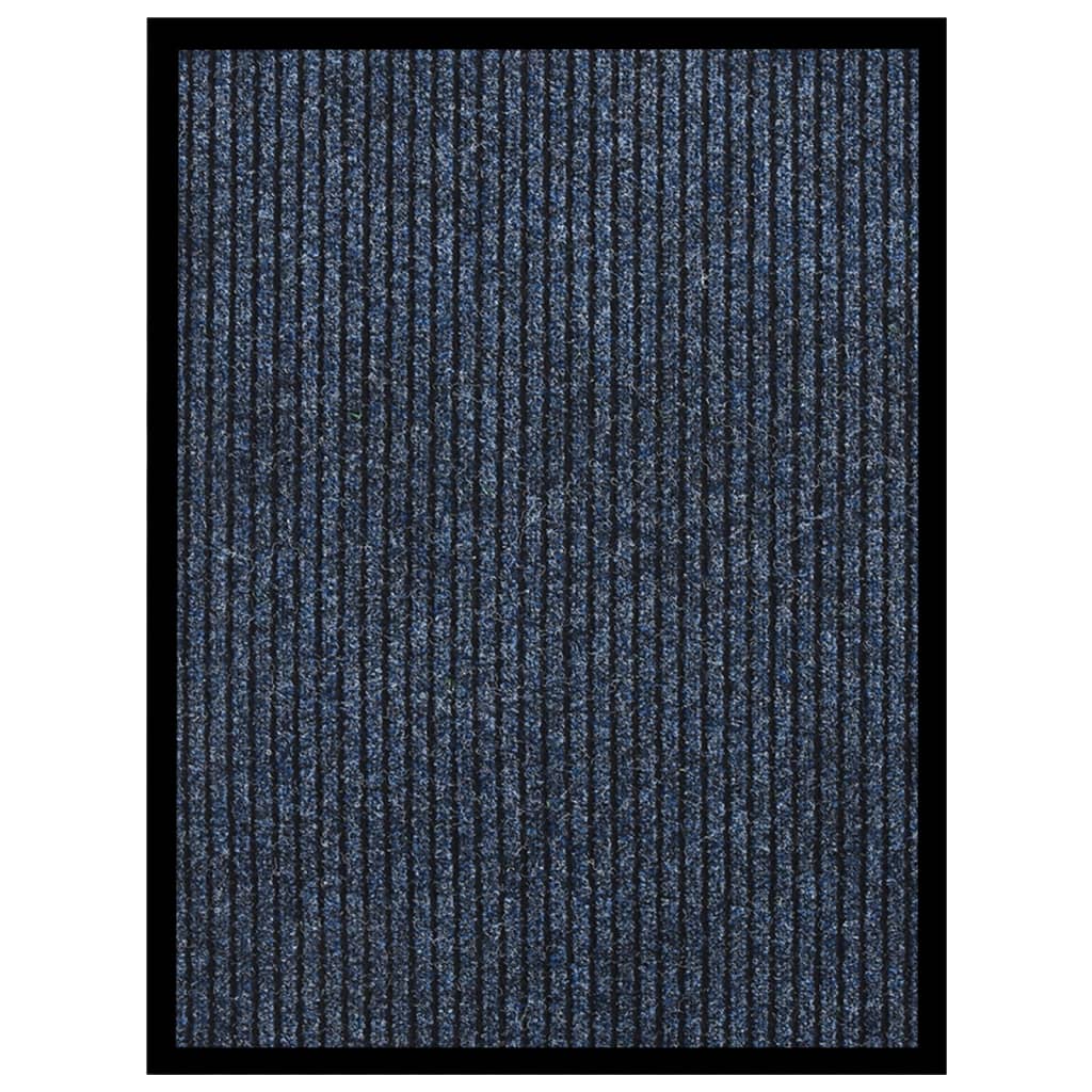 Doormat Striped Blue 60x80 cm - Decor Base