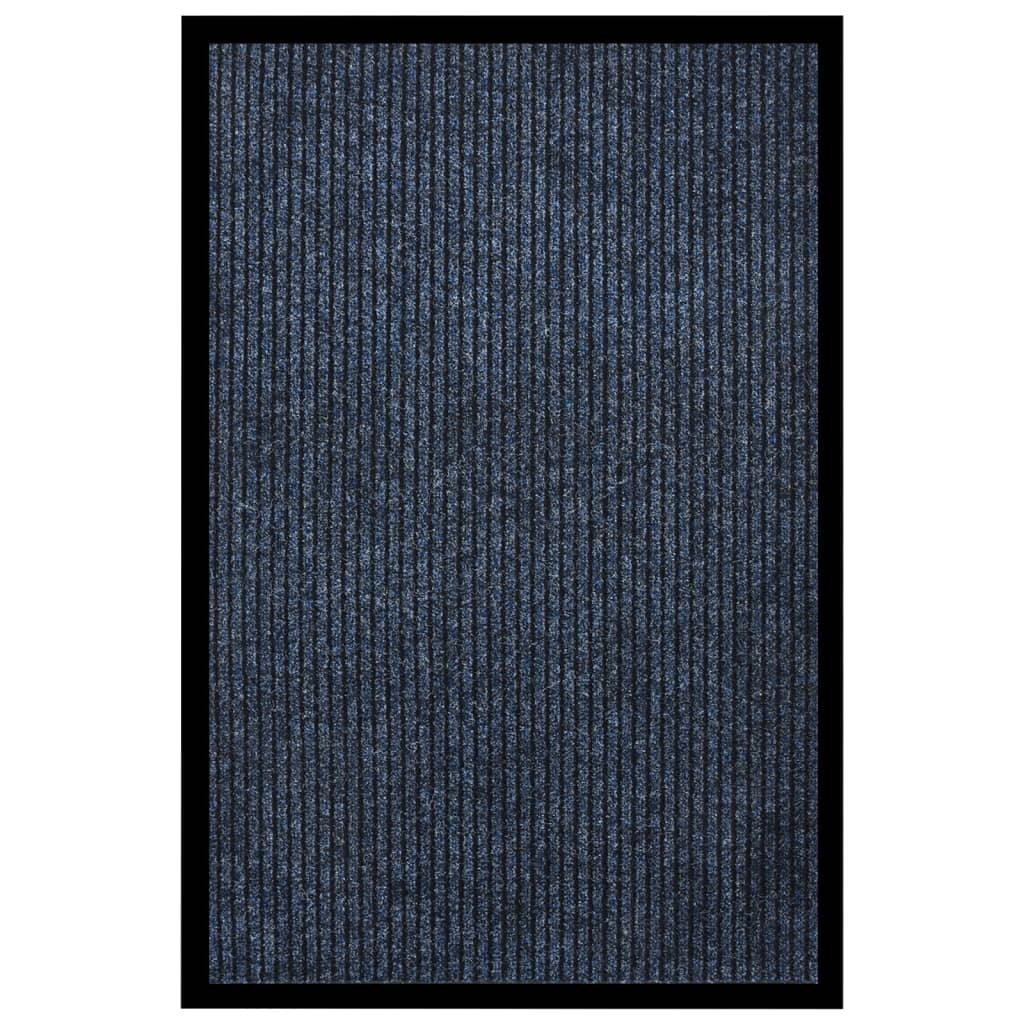 Doormat Striped Blue 80x120 cm - Unbeatable Bargains