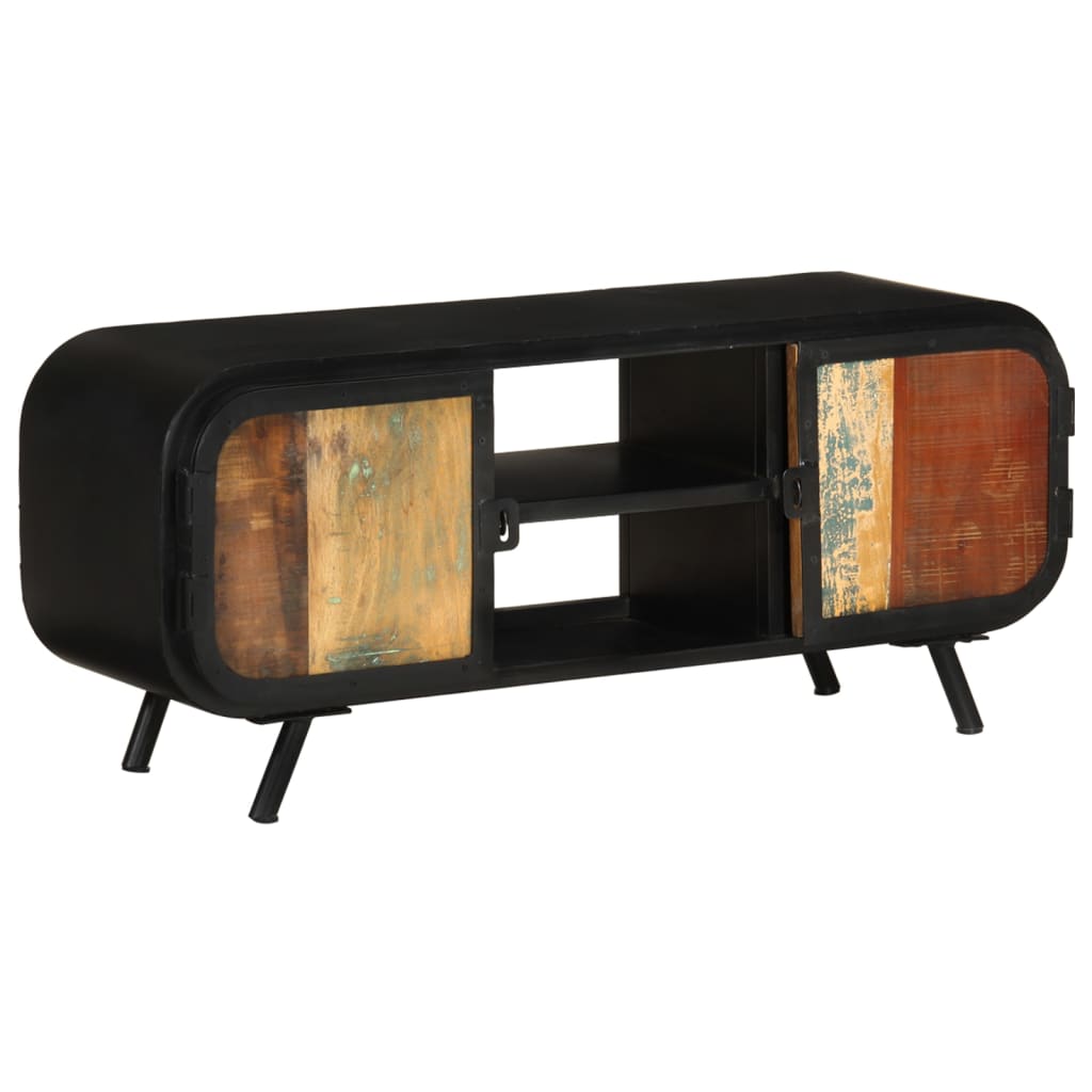 TV Cabinet 110x30x45 cm Solid Reclaimed Wood - The Home Maker