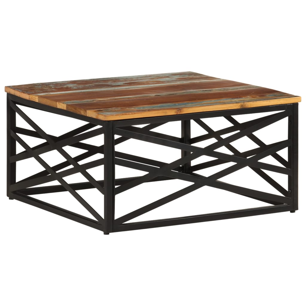 Coffee Table 68x68x35 cm Solid Reclaimed Wood - The Home Maker