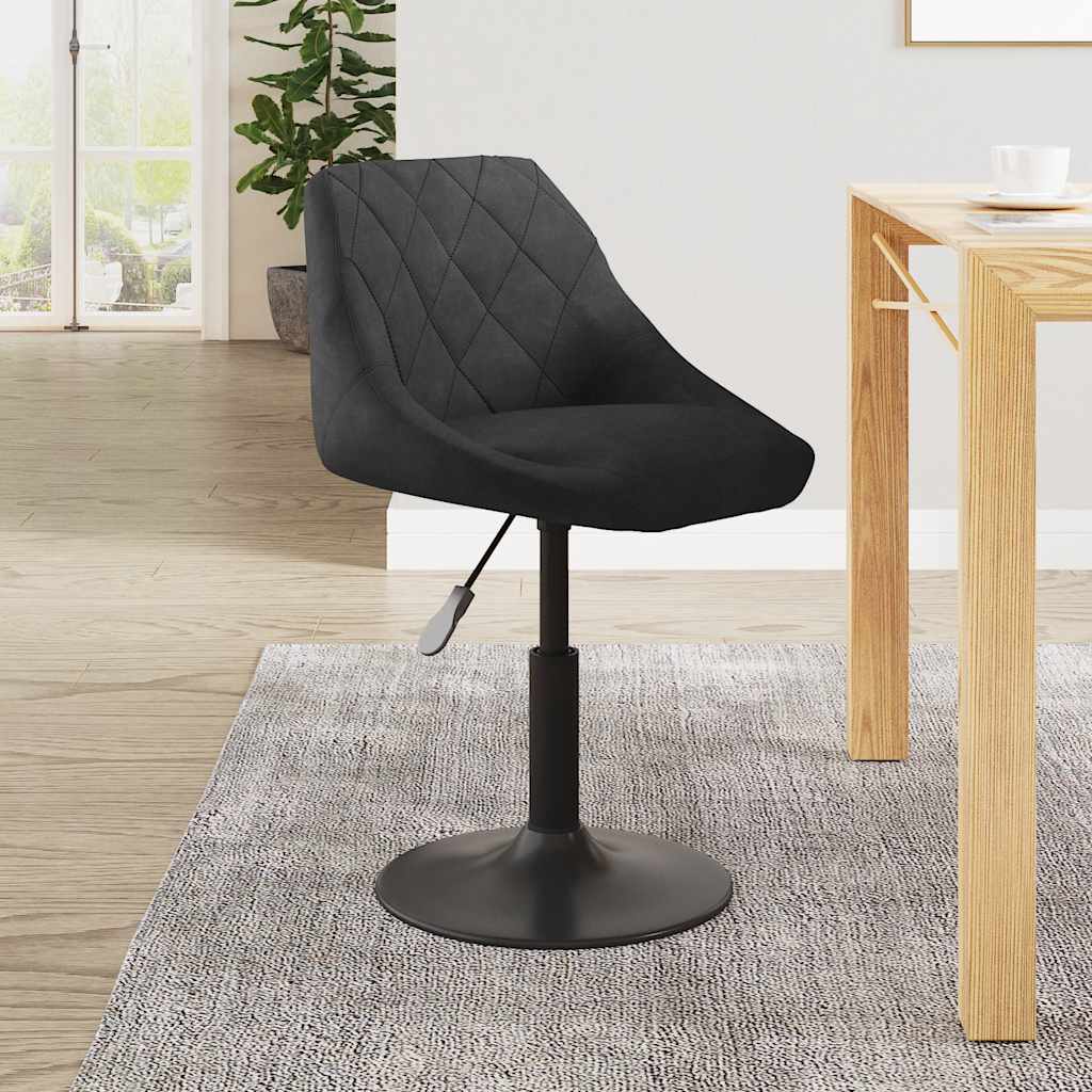 Bar Stool Black Velvet - Charlotte Dunes