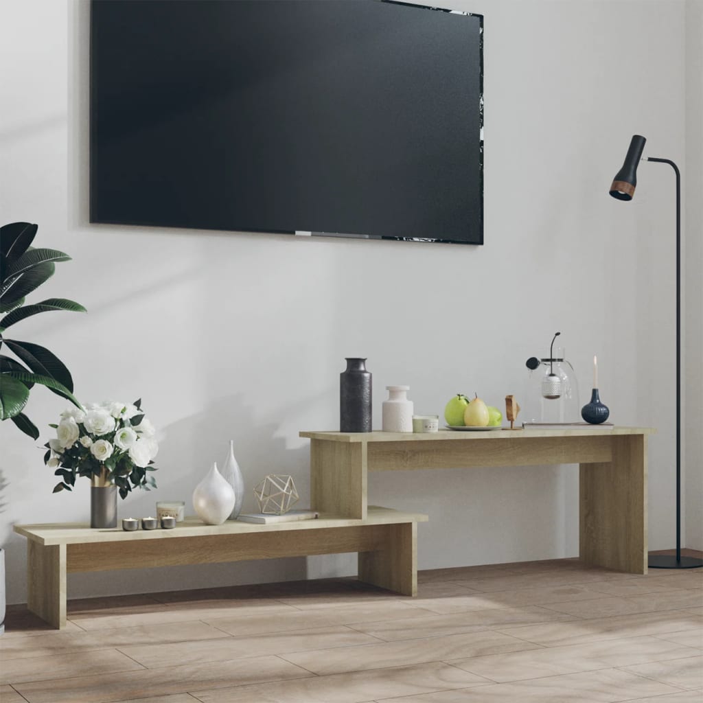 TV Cabinet Sonoma Oak 180x30x43 cm Engineered Wood - Millennium Furniture