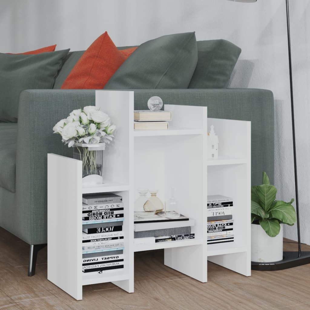 Side Cabinet White 60x26x60 cm Engineered Wood - Design Hut