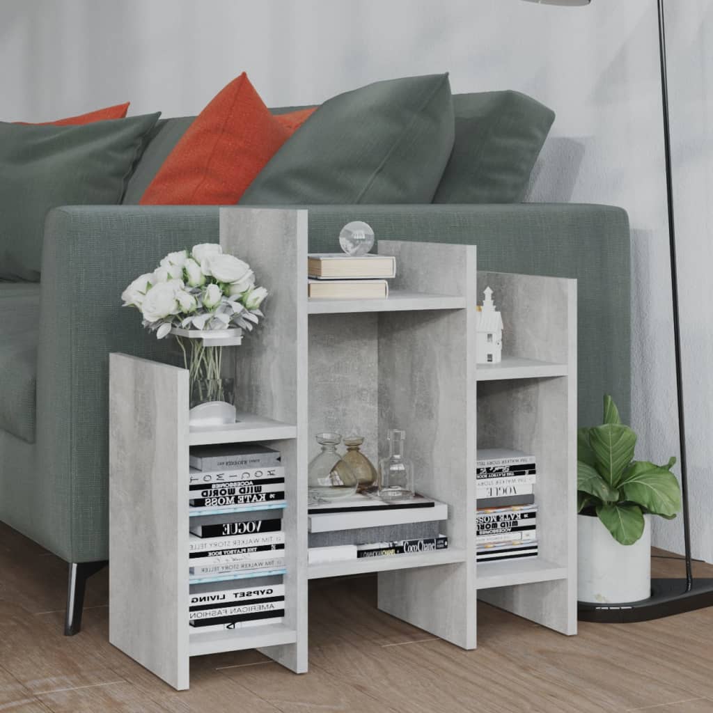 Side Cabinet Concrete Grey 60x26x60 cm Engineered Wood - Unbeatable Bargains
